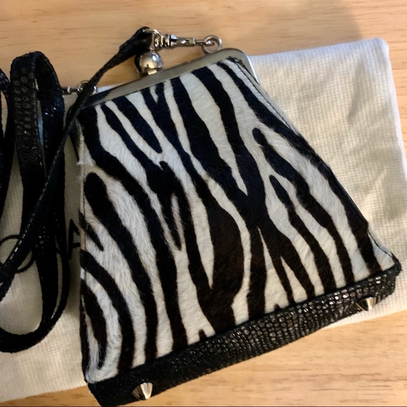 Donald J. Pliner Zebra Crossbody Mini Bag - Picture 4 of 7